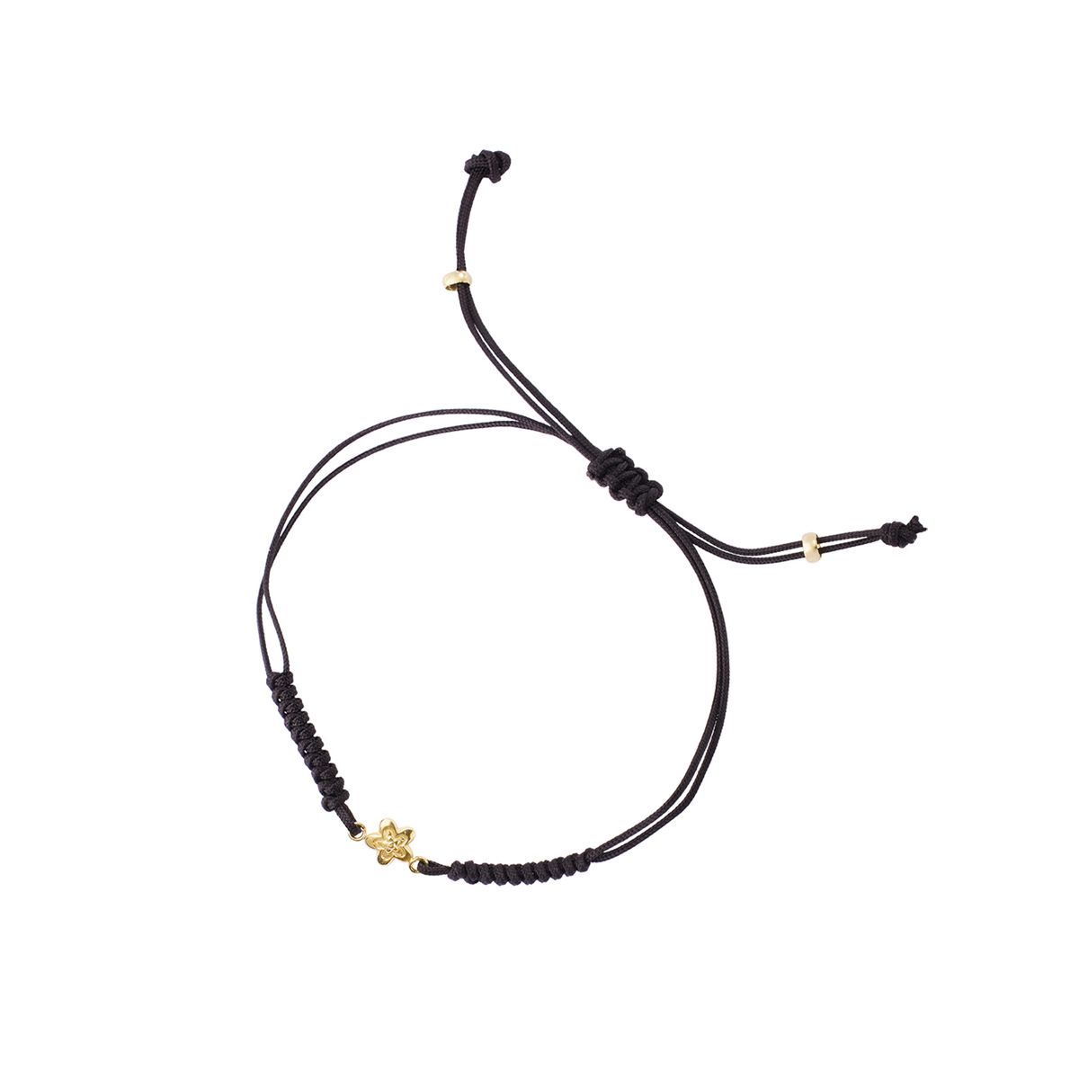 JB JOYAS BARON - Pulsera de Oro 9kt Flor Ajustable