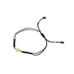 JB JOYAS BARON - Pulsera de Oro 9kt Virgen De Los Rayos Ajustable