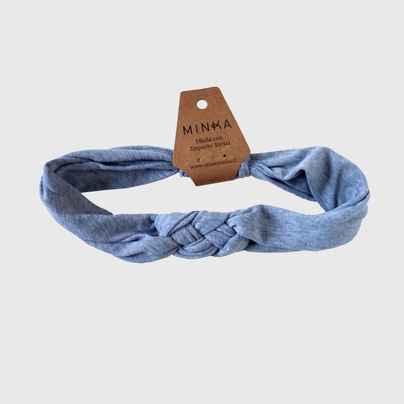 MINKA - Turbante Josefina Gris Melange
