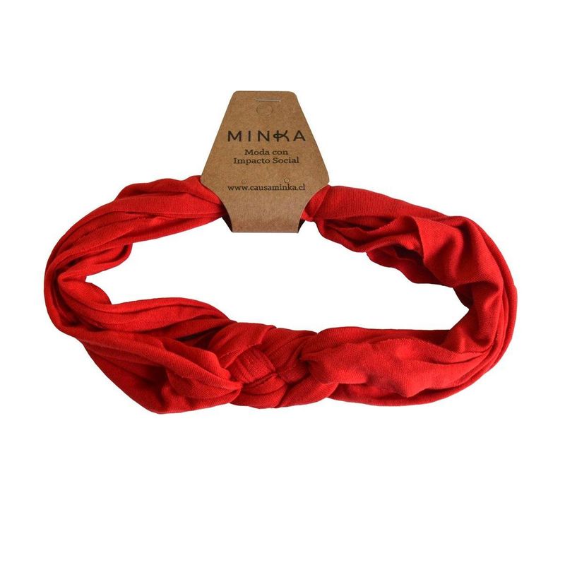 MINKA - Turbante Josefina Rojo