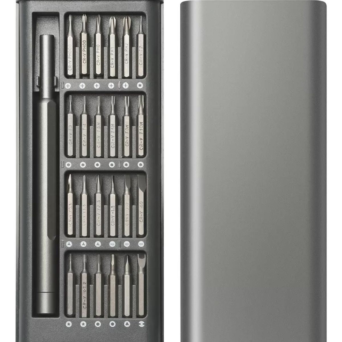 GENERICO - Kit 24 En 1 Atornillador Precision Profesional Imantado Cr-v