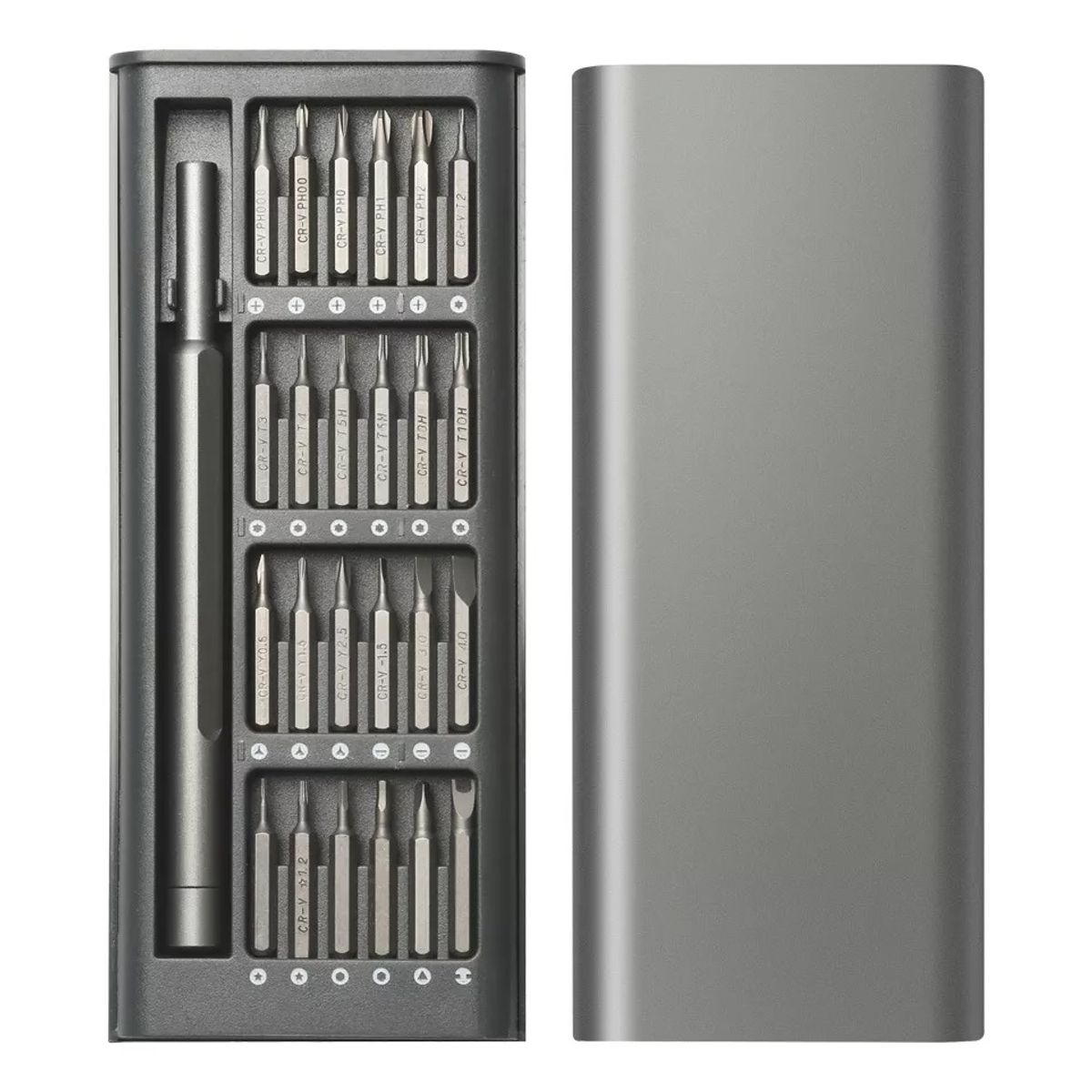 GENERICO - Kit 24 En 1 Atornillador Precision Profesional Imantado Cr-v
