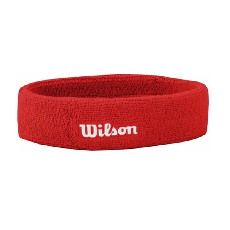 WILSON - Cintillo Wilson Rojo Tenis Padel
