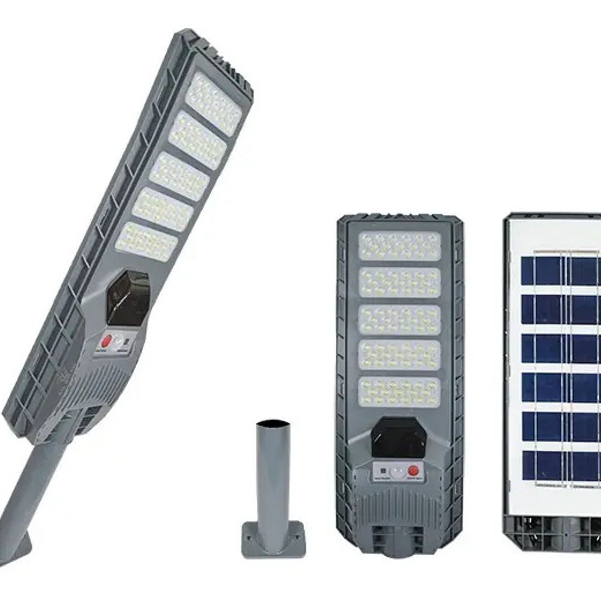 IRM - Foco Solar Led 500w Lampara Exterior Alumbrado Patio Fachada 410mm Con Soporte Todo FIGOIMPORT