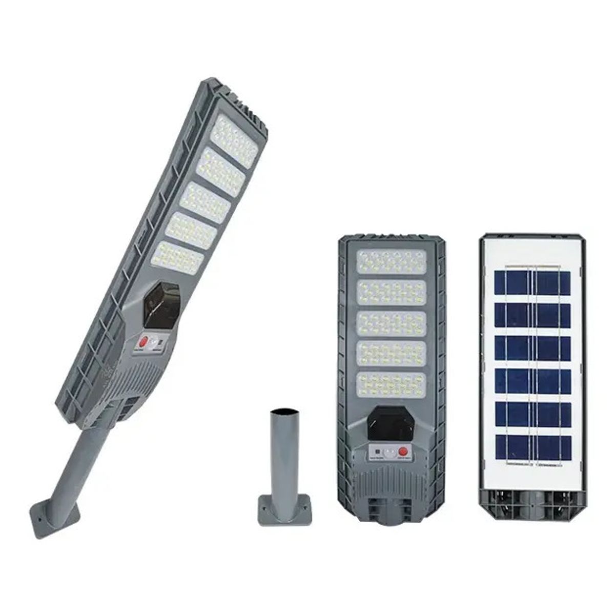 IRM - Foco Solar Led 500w Lampara Exterior Alumbrado Patio Fachada 410mm Con Soporte Todo FIGOIMPORT