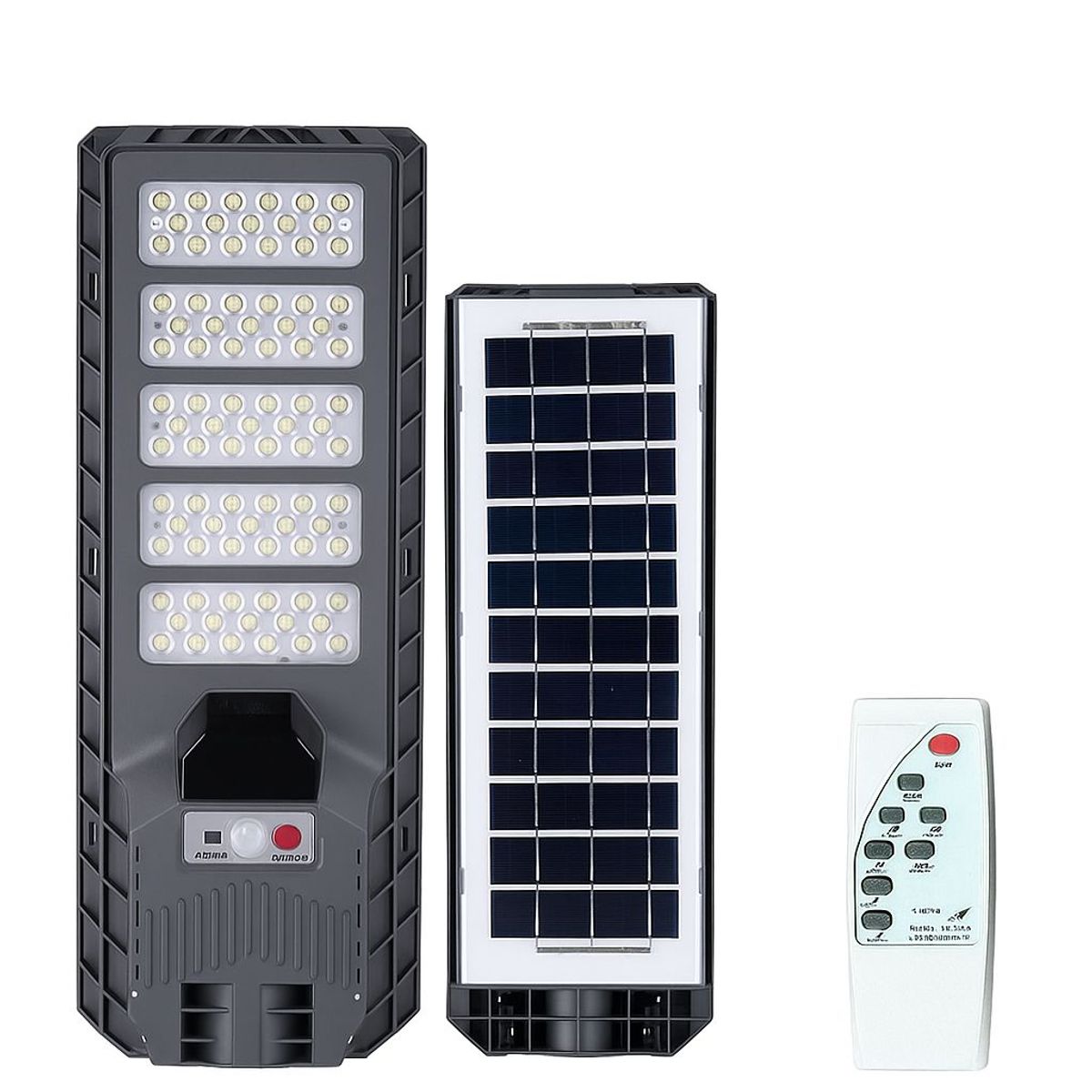 GENERICO - Foco Solar LED 500W con Sensor Automático control Remoto y  Iluminación Exterior Eficiente