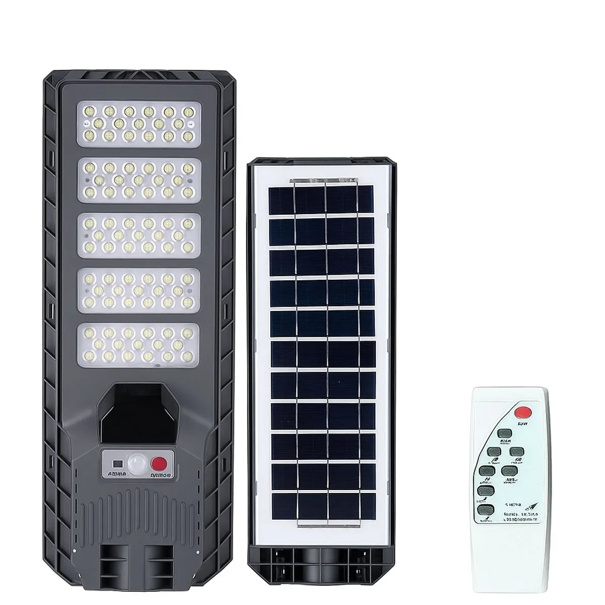 GENERICO - Foco Solar LED 500W con Sensor Automático control Remoto y  Iluminación Exterior Eficiente