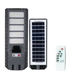 GENERICO - Foco Solar LED 500W con Sensor Automático control Remoto y Iluminación Exterior Eficiente