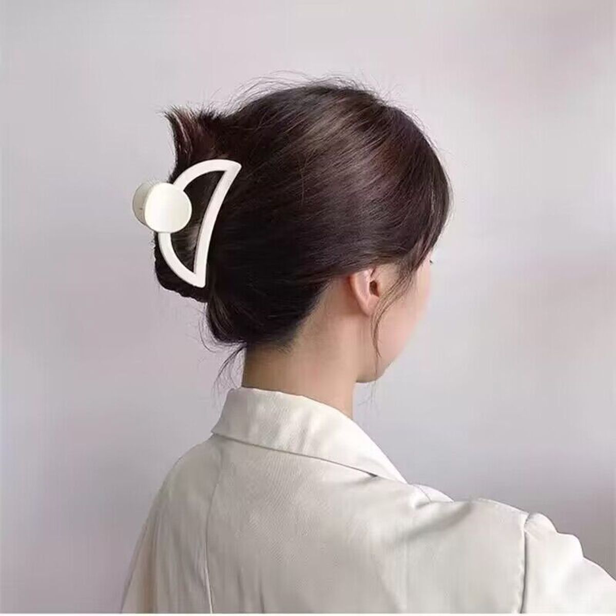 GENERICO - Pack12 Pinzas Tiburon Para Cabello De Mujer Y Niña Semicírculo.