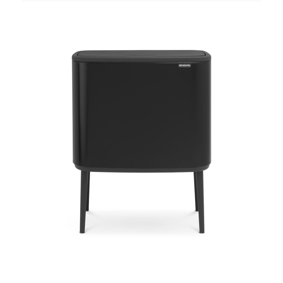 BRABANTIA - Basurero Bo Touch 36 Lt Matt Black - Negro