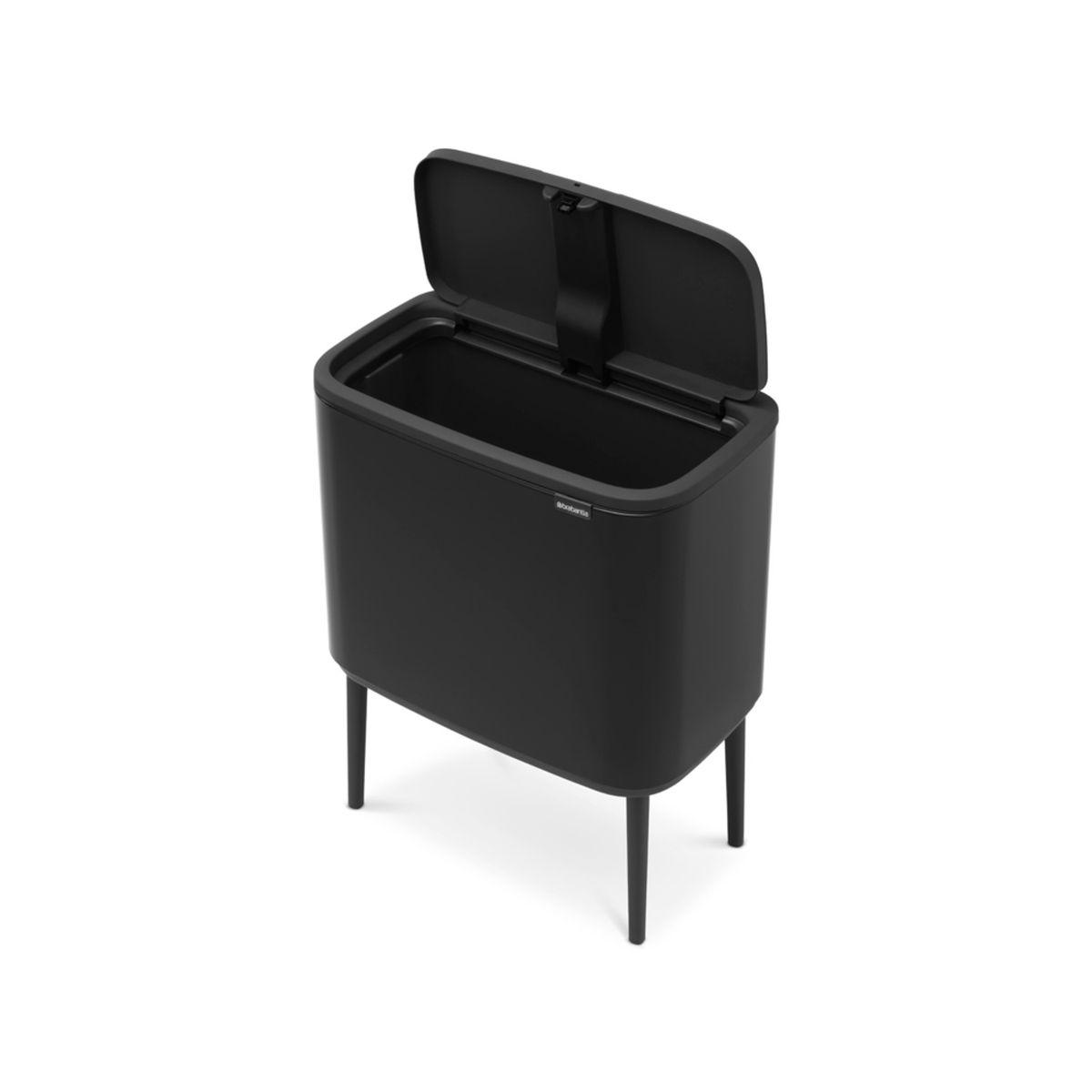 BRABANTIA - Basurero Bo Touch 36 Lt Matt Black - Negro