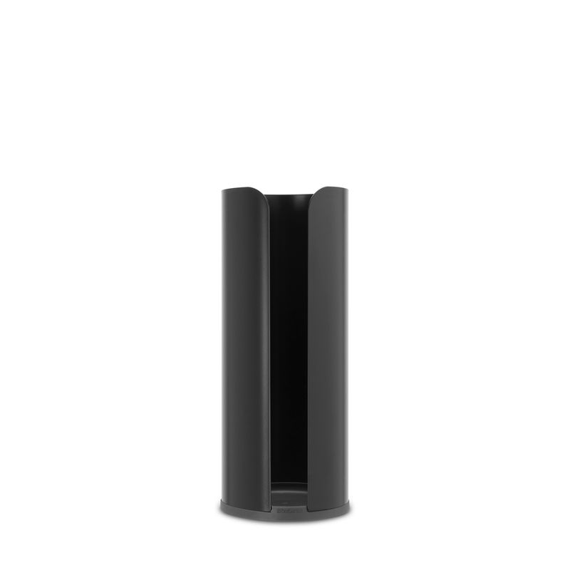 BRABANTIA - Dispensador de rollos de papel ReNew Matt Black BRABANTIA