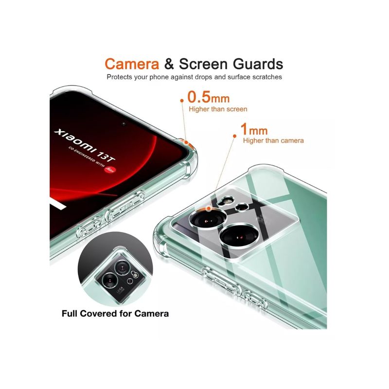 JOIGO - Carcasa Transparente Antigolpes Para Xiaomi 13t 13tpro