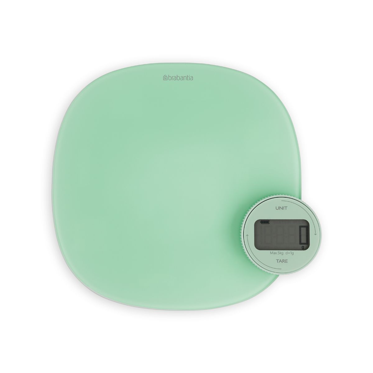 BRABANTIA - Balanza de cocina plus Tasty+ Jade Green BRABANTIA