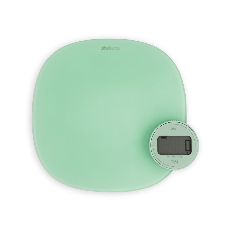 BRABANTIA - Balanza de cocina plus Tasty+ Jade Green BRABANTIA