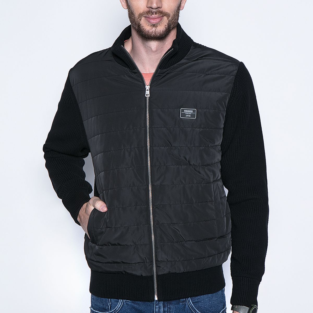 FEROUCH - Sweater Compton F Negro Ferouch