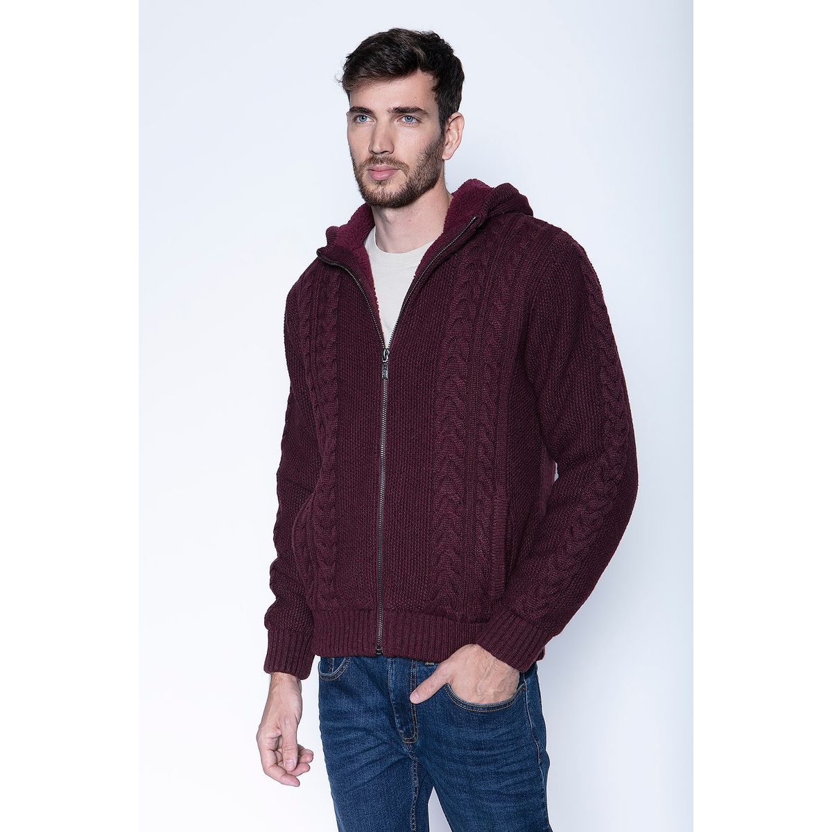 FEROUCH - Sweater Colorado Fj Rojo Ferouch