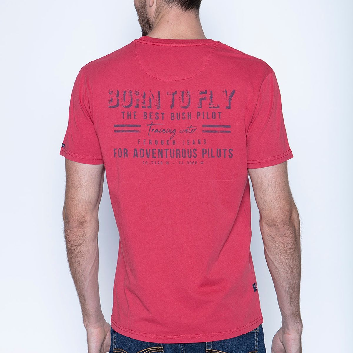 FEROUCH - Polera Brooklyng Rojo Ferouch