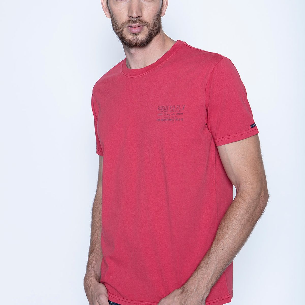 FEROUCH - Polera Brooklyng Rojo Ferouch