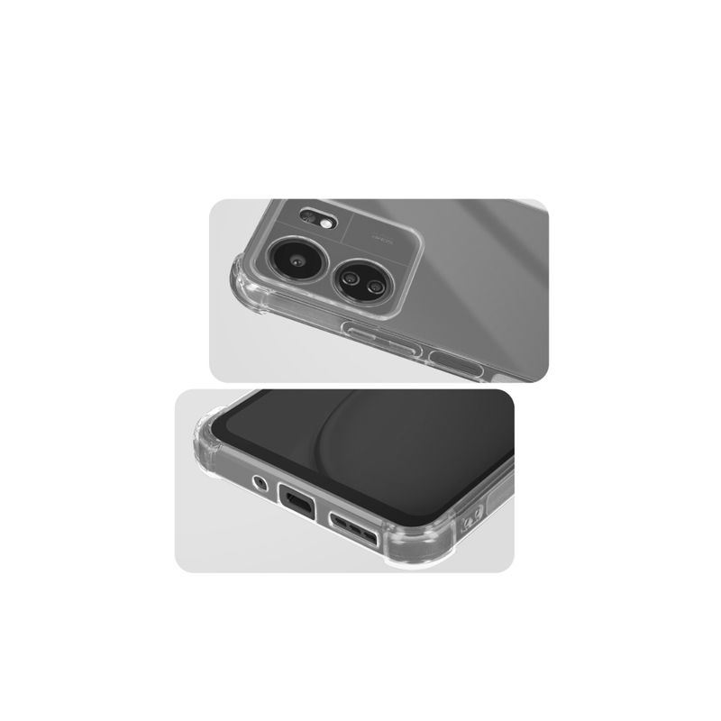 JOIGO - Carcasa Transparente Reforzados Para Xiaomi 13c Poco C65