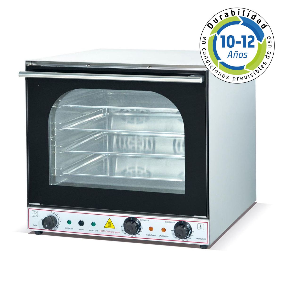 BOZZO - Horno Convector YXD-4A con Grill y Vaporizador BOZZO