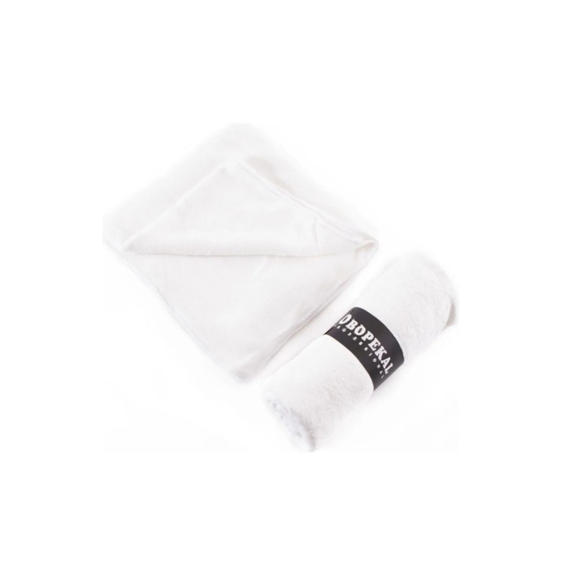 OBOPEKAL - Obopekal® Toalla Microfibra Para Barbería Peluquería Blanc 85x48cm