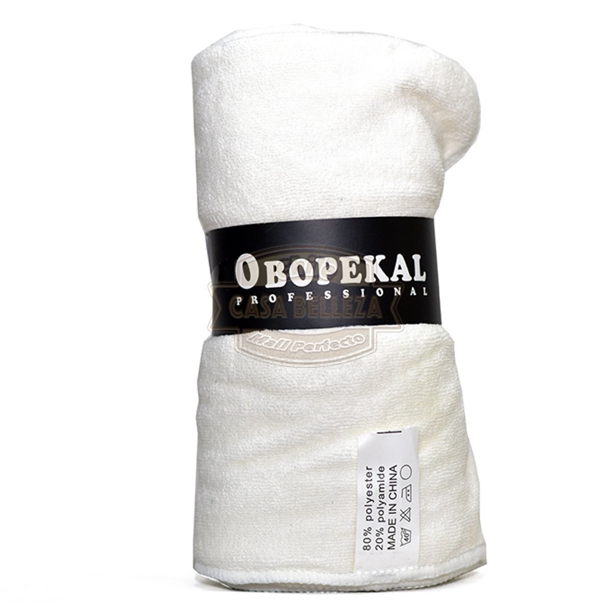 OBOPEKAL - Obopekal® Toalla Microfibra Para Barbería Peluquería Blanc 85x48cm
