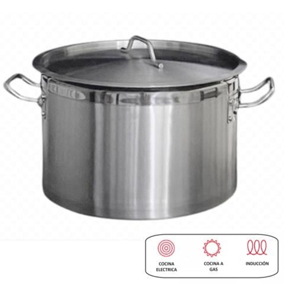 GENERICO - CACEROLA ALTA A INOX 45 CM 42 L