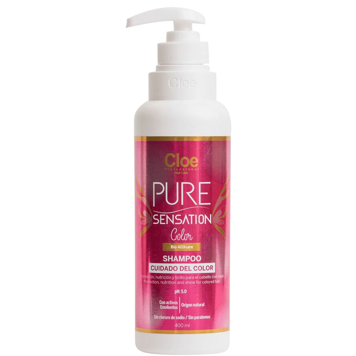 CLOE - Shampoo Cloe Pure Sensation Color 400ml Protege el Color Nutre Brillo
