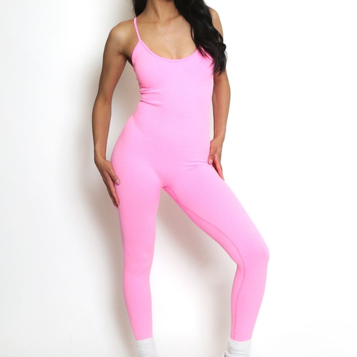 OEM - Mono Enterito Jumpsuit Deportivo Largo Mujer Gym Yoga Dama TALLA UNICA