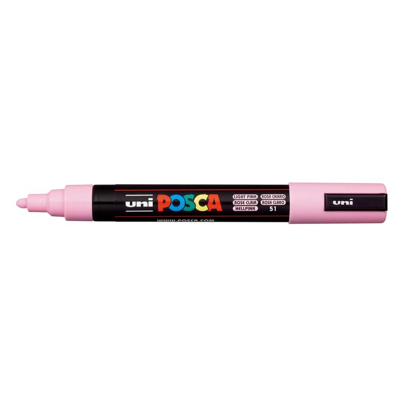 UNI POSCA - Marcador Uni Acrílico 5M Rosa Claro