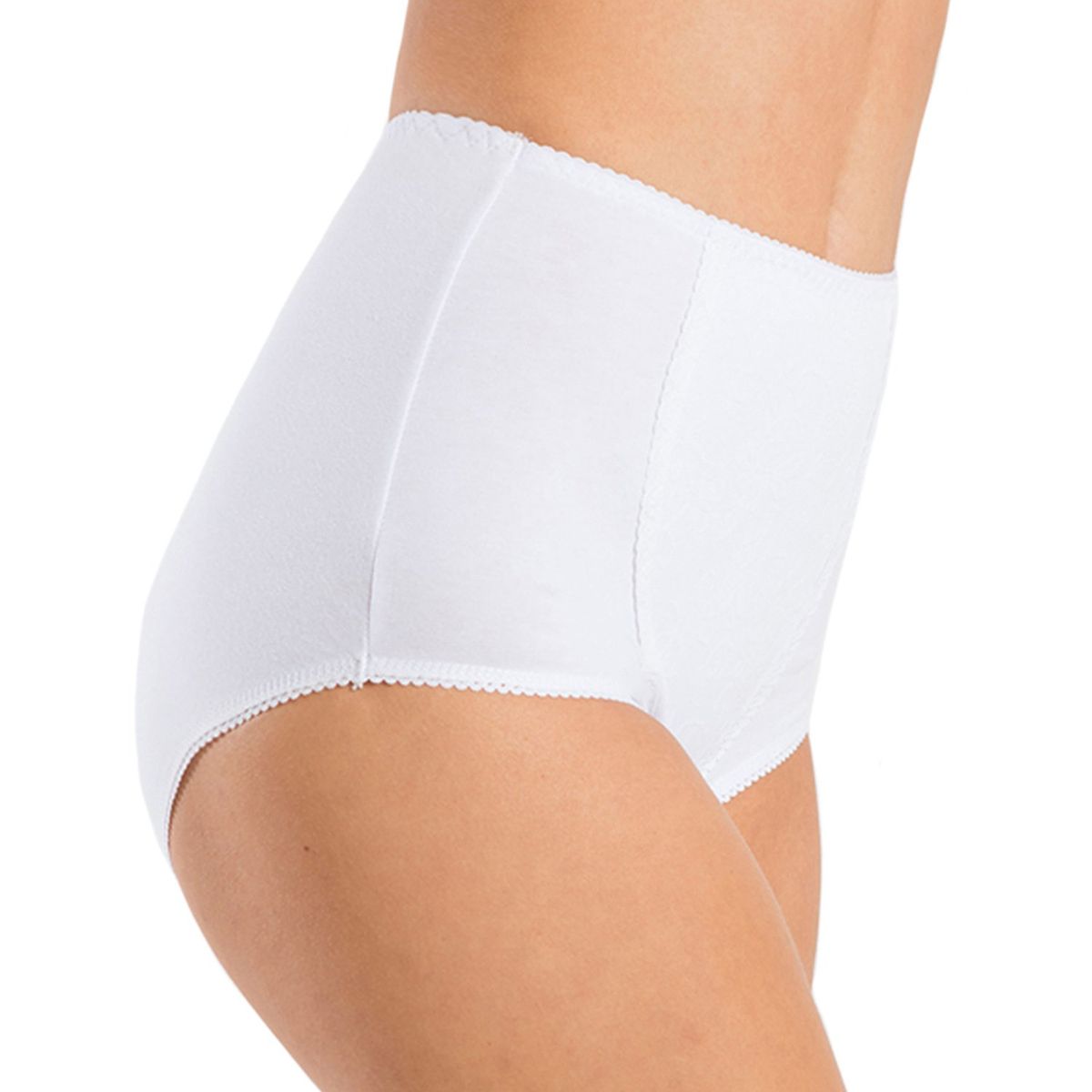 BAZIANI - Calzón Algodón Lycra Refuerzo Abdominal 618