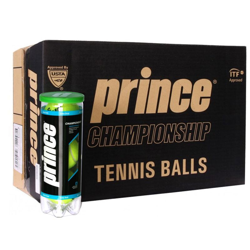 GENERICO - Caja de Pelotas de Tenis Prince Championship X3 - 24 Tarros