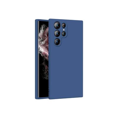 Joigo Carcasa Para Samsung S24 Ultra Goma Azul Marino