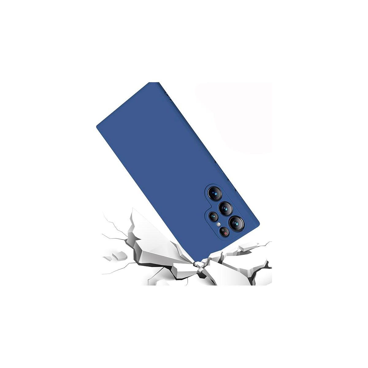 JOIGO - Carcasa Para Samsung S24 Ultra Goma Azul Marino