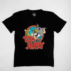 HANNA BARBERA - Polera Mc Hombre Tom Y Jerry