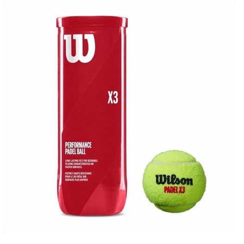 WILSON - Tarro de Pelotas Wilson Padel X3