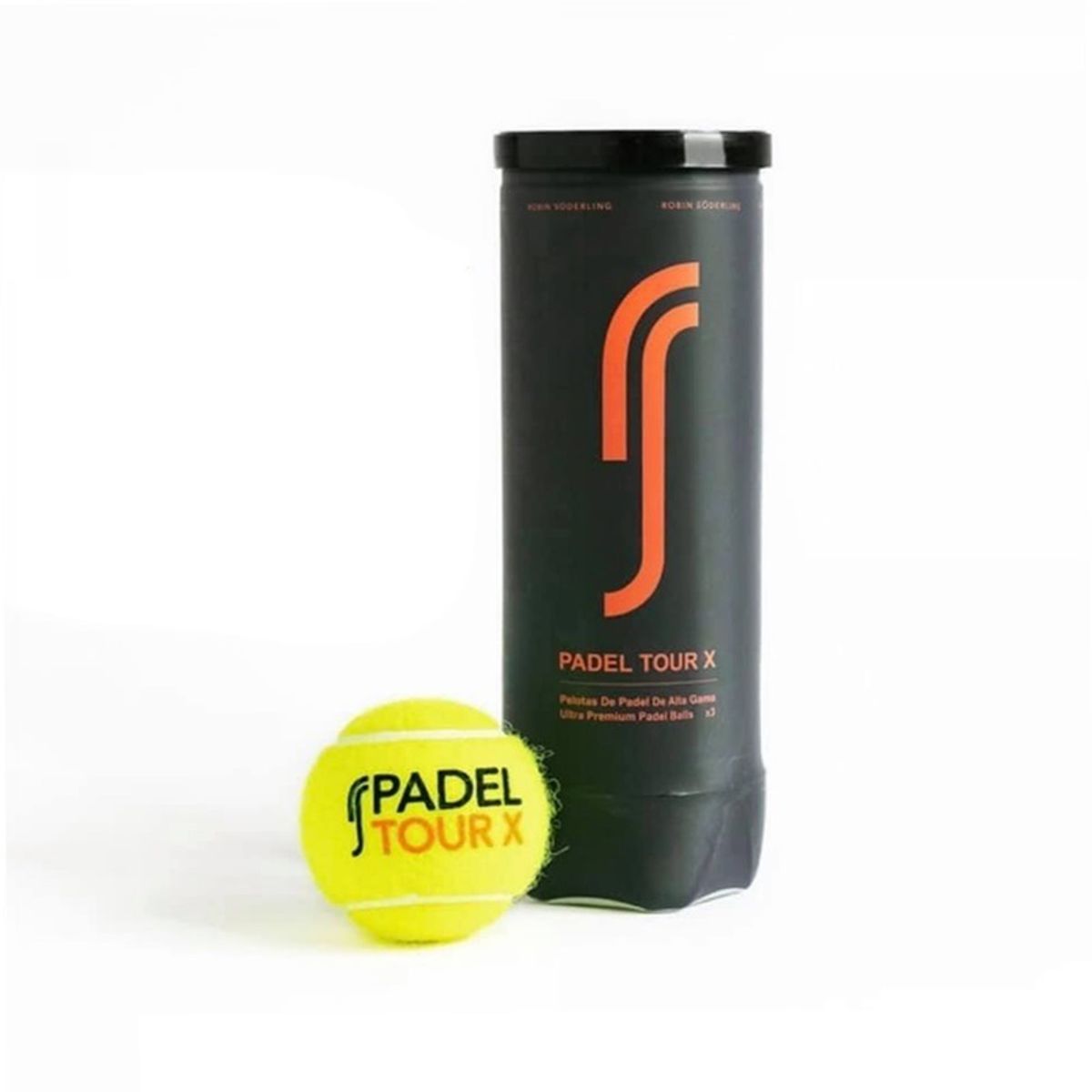 GENERICO - 6 Tarros de Pelotas Robin Soderling Padel Tour X X3