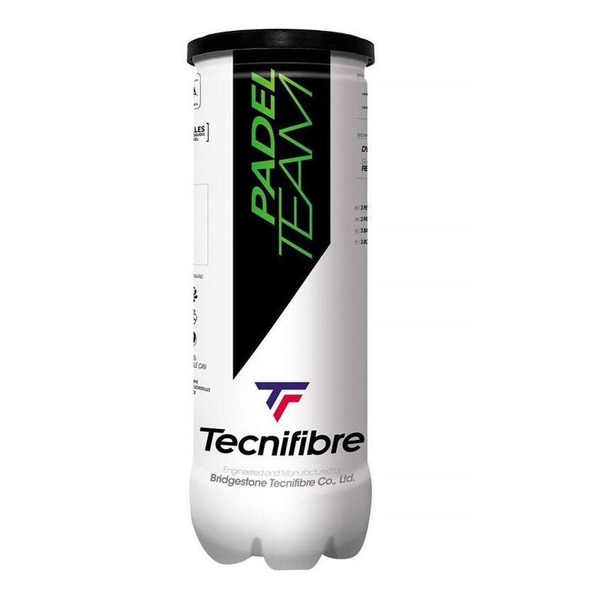 TECNIFIBRE - Tarro de Pelotas Tecnifibre Padel Team X3