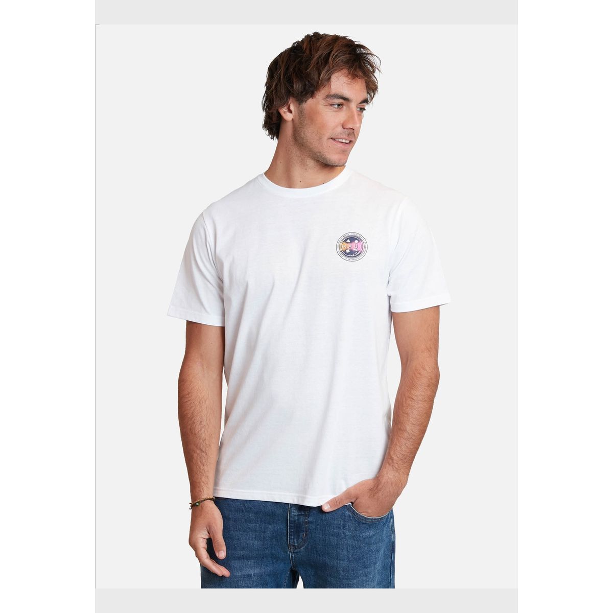 MAUI AND SONS - Polera cookie vintage gradient ss tees Blanco Hombre Maui And Sons