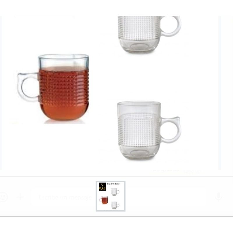 GENERICO - Set De 6 Tazas Para Bebidas Calientes