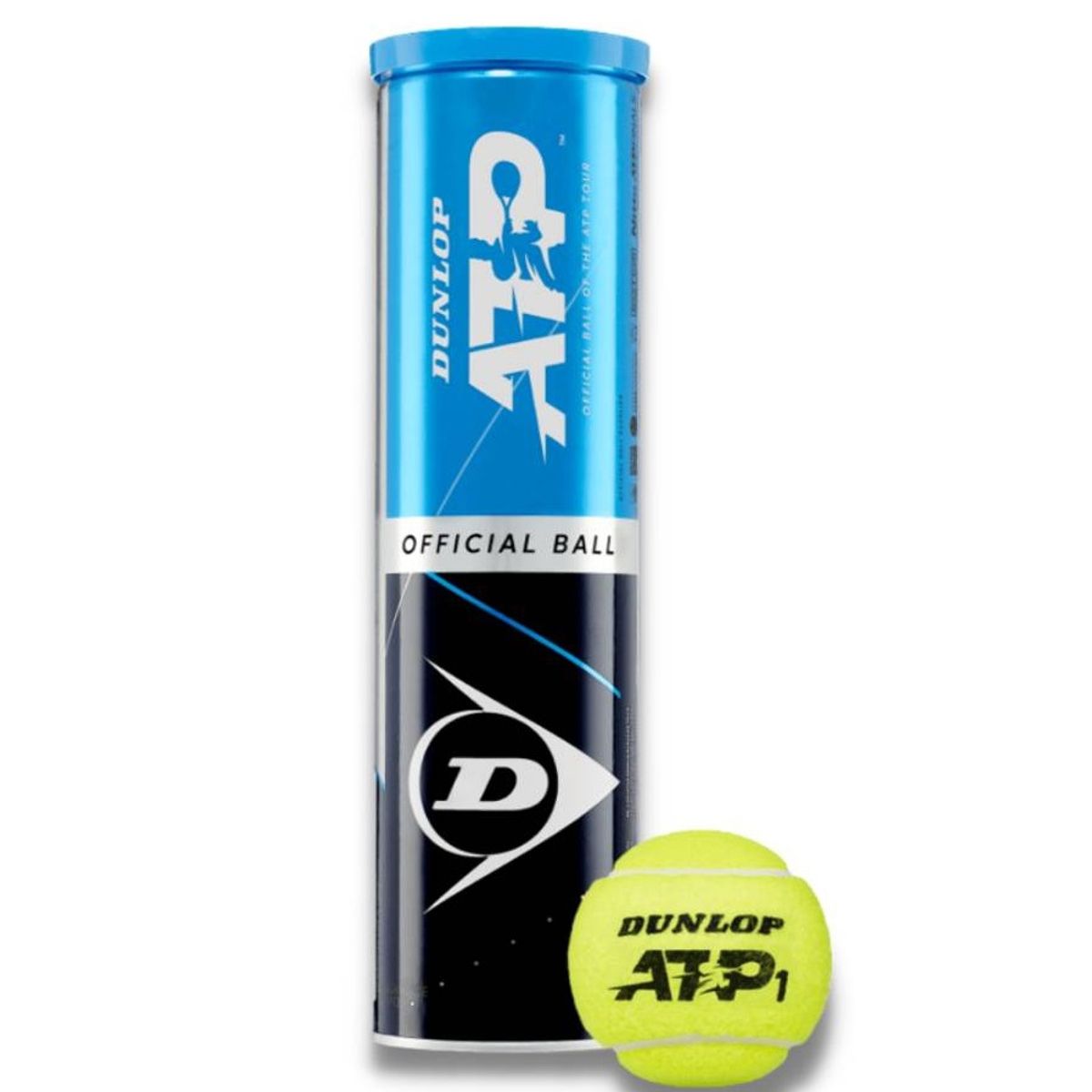 DUNLOP - Tarro de Pelotas de Tenis Dunlop ATP X4