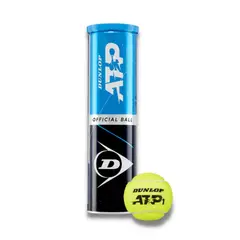 DUNLOP - Tarro de Pelotas de Tenis ATP X4