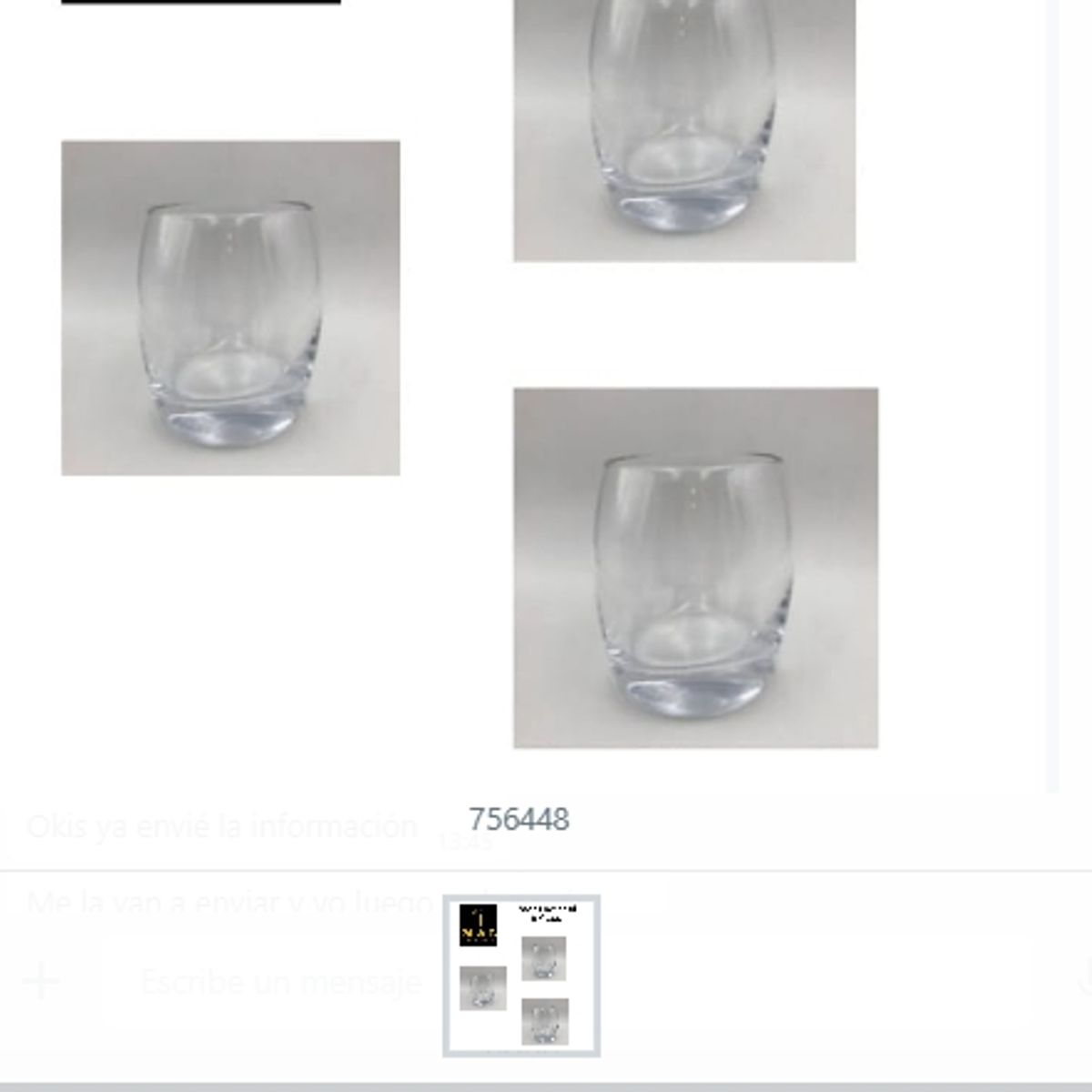 GENERICO - Vaso Diamond 6 Piezas Para Bebidas