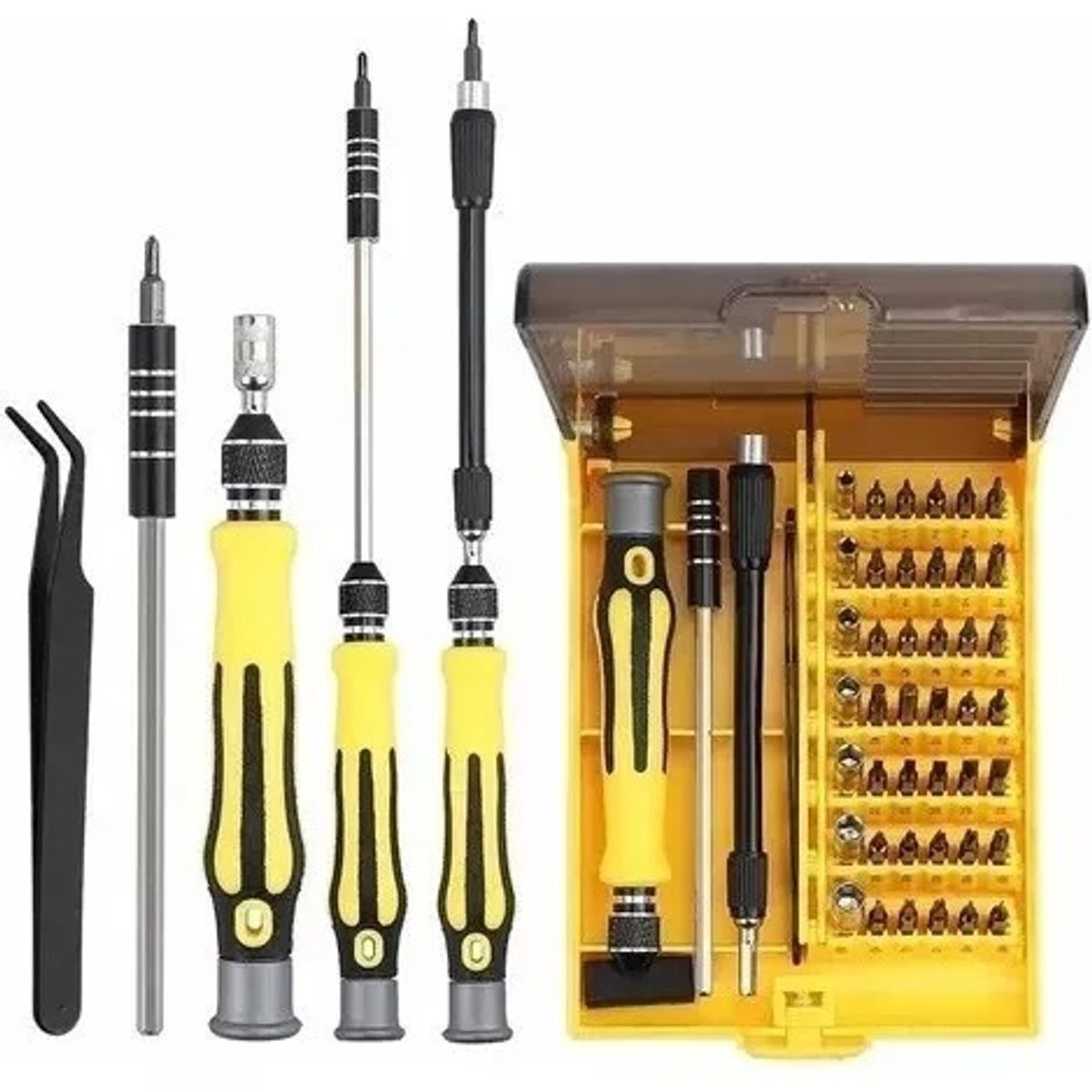 GENERICO - Kit Desarmador Precision 46 En 1 Para Celular, Laptop, Cámara