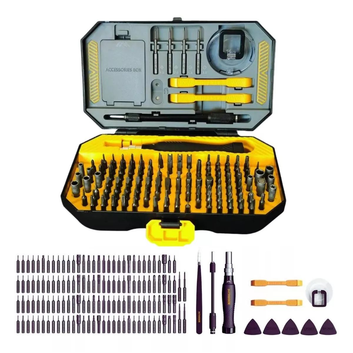 GENERICO - Juego Kit De Destornilladores Precision 145 En1 Desarmadores