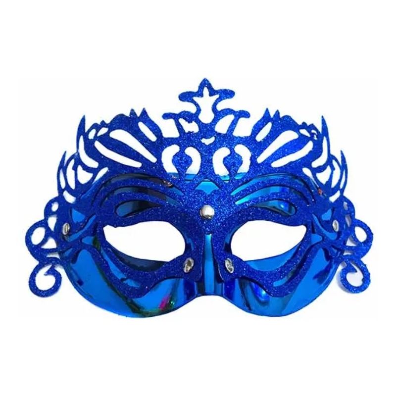 GENERICO - Antifaz Azul Para Fiesta O Cosplay
