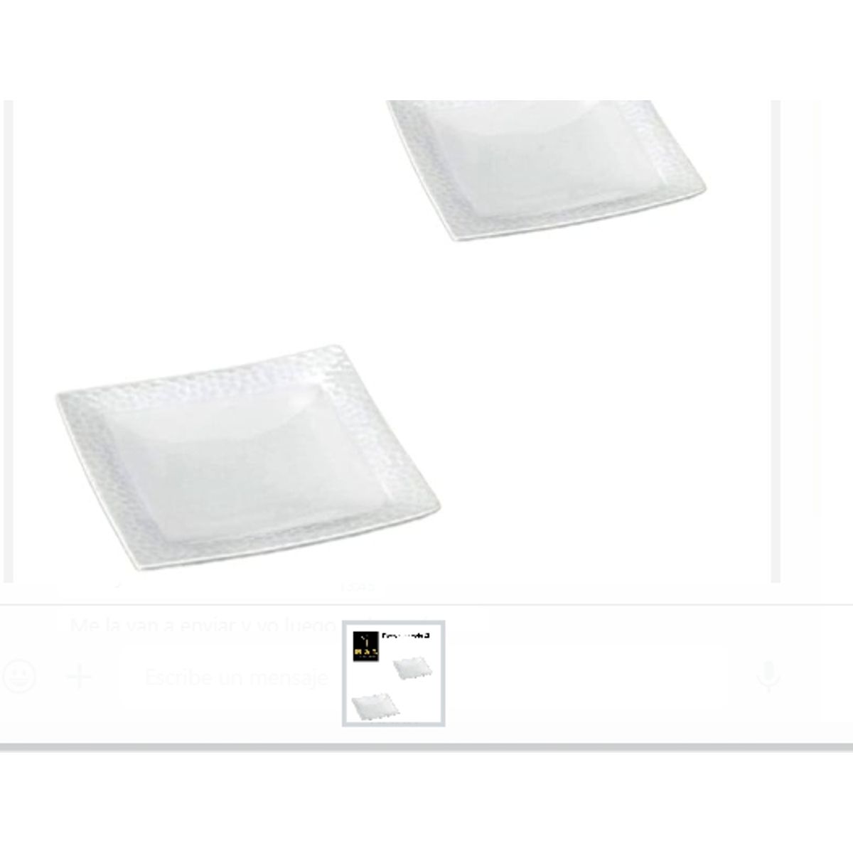 GENERICO - Plato Cuadrado Xl Para Cocina