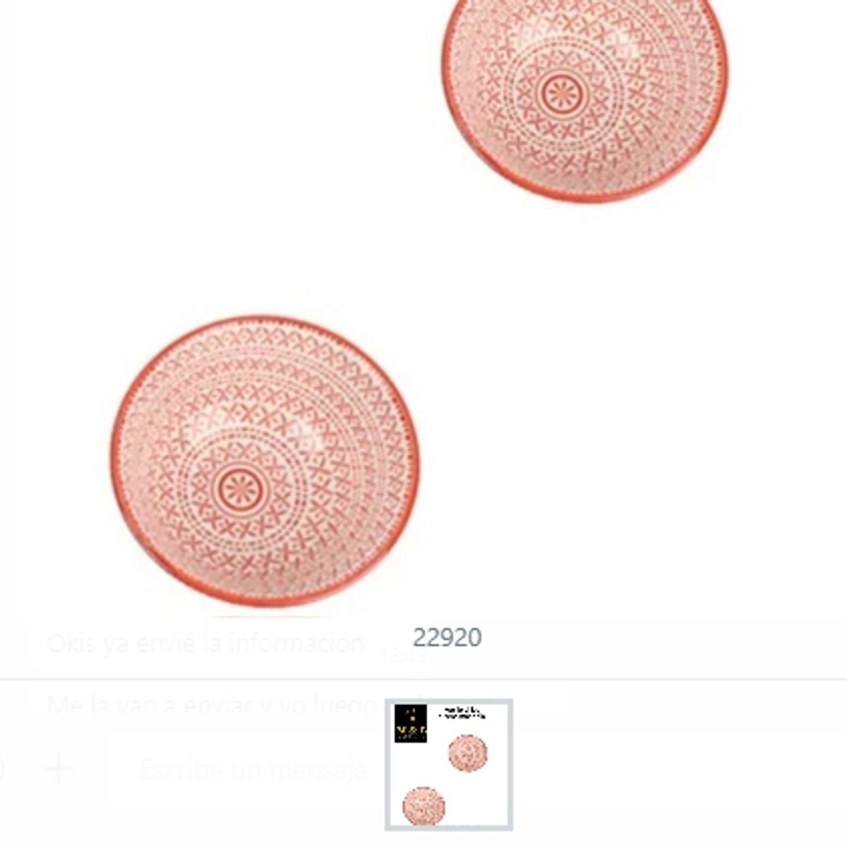 GENERICO - Taza Chica Diseño Mandala Ceramica