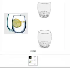 GENERICO - Pack De Vasos 6 Piezas Para Bebidas